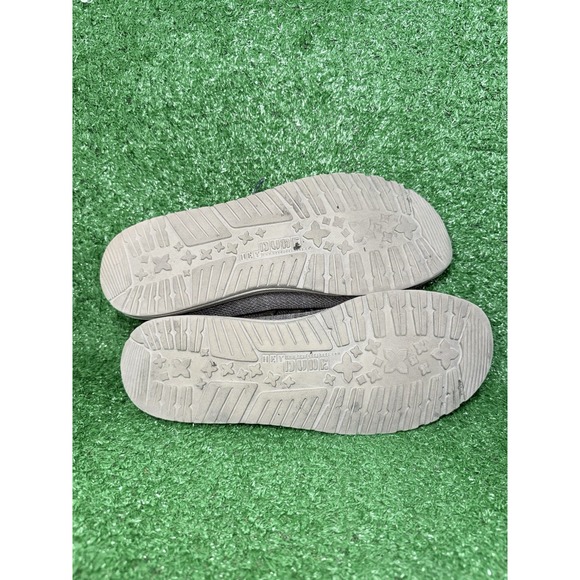 Hey Dude Wally Sox Shoes Mens Size 11 Gray Comfortable Slip On Sneaker Loafer - Picture 8 of 9